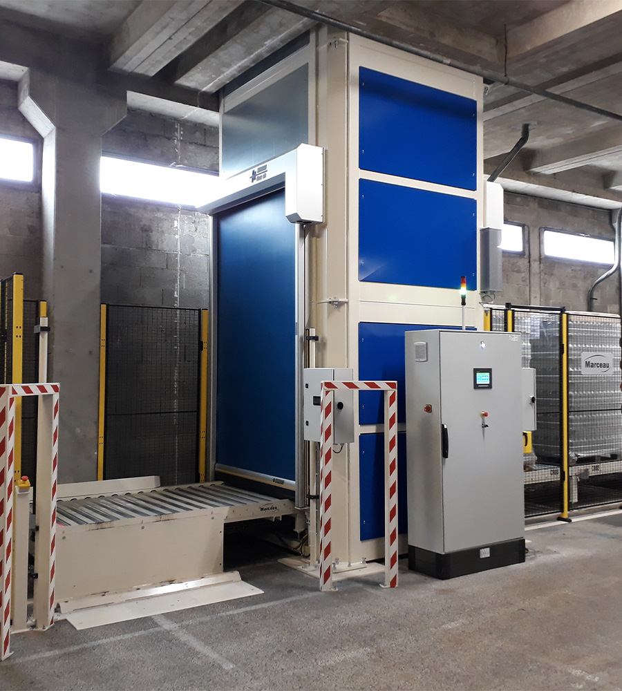 Image d'un élévateur Montepal pour le secteur Pharmaceutique