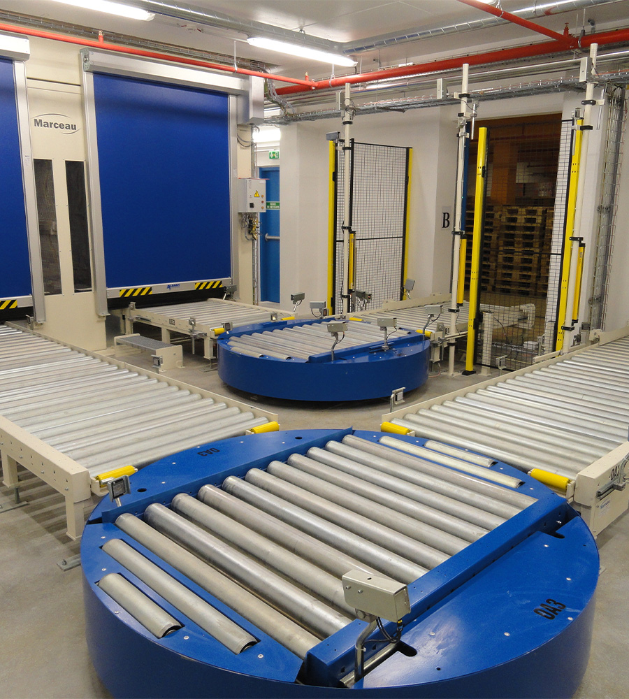 Image d'un élévateur Montepal pour le secteur Pharmaceutique