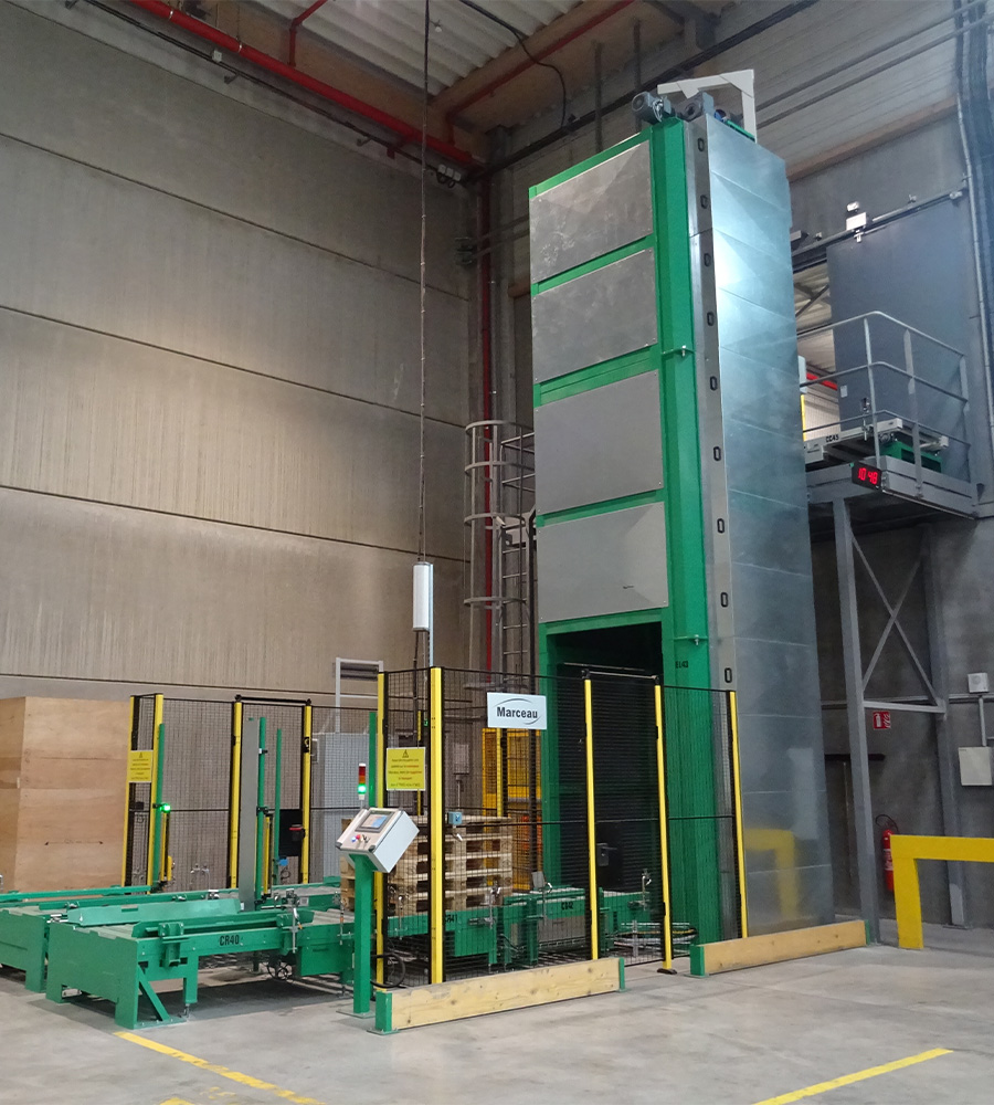 Image d'un élévateur Montepal pour le secteur Logistique